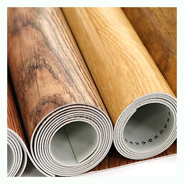 Waterproof Soundproof Marble Look PVC Commercial Heterogeneous Vinyl Floor Gloss Sheet Roll Flooring Prices