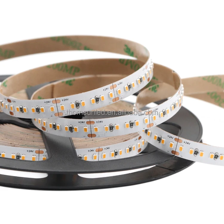 
drop ship single color led strip 12mm SMD2216 warm white cold white dc24v led flexible strip light 