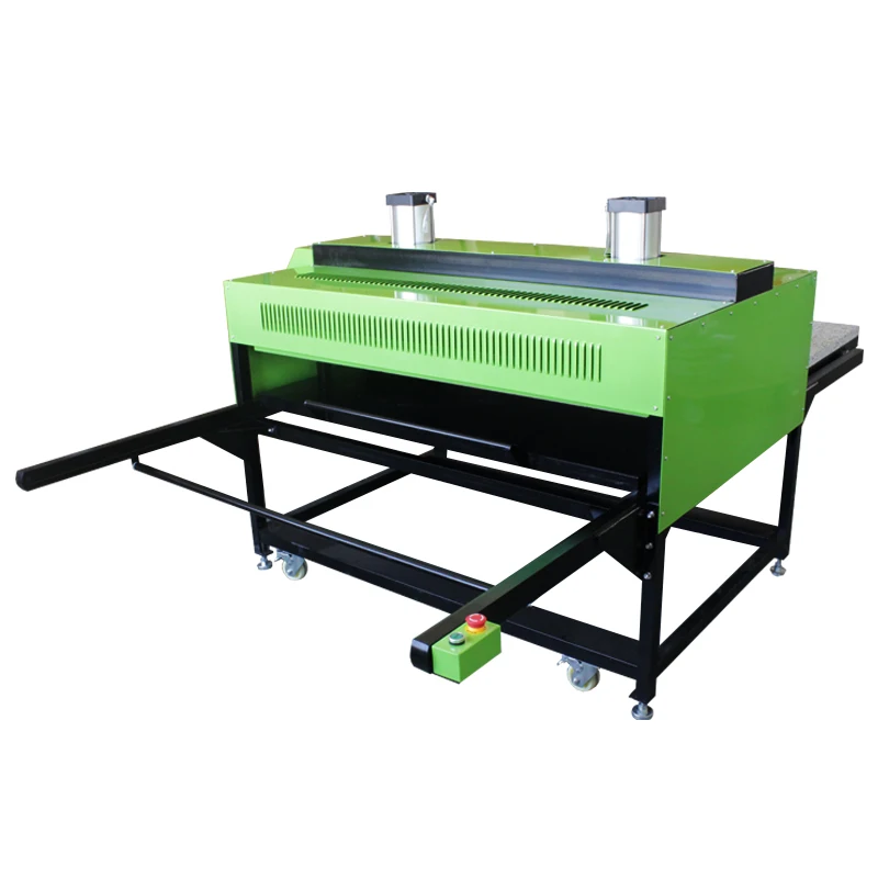 High pressure auto product 100*120cm large format size Heat press machine for big size tshirt