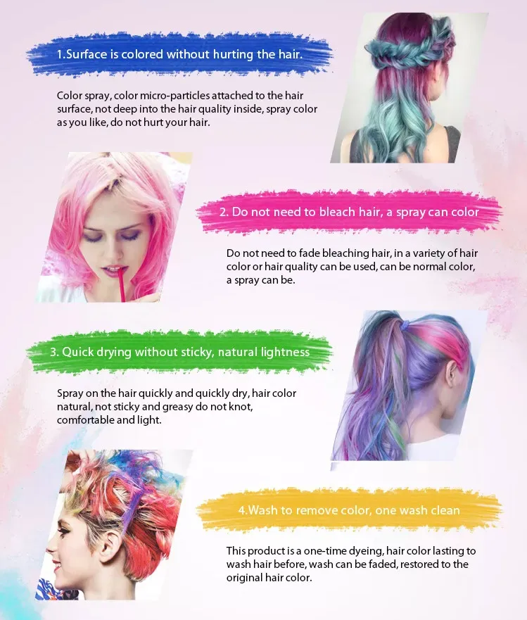 Newest Temporary Gray Cover Washable Hair Color Root Touch-up Spray root touch up hair color spray gray cover