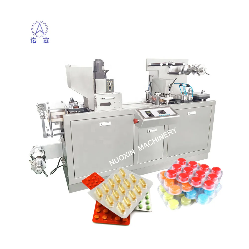 DPB-80 small capsule filling tablet packing plate type blister packing machine