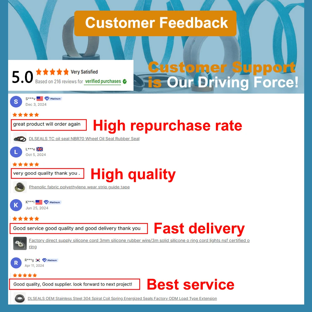 2904-0060-00 PTFE Oil Seals for Screw Compressor Rotary Lip Shaft Seals for Air Compressors