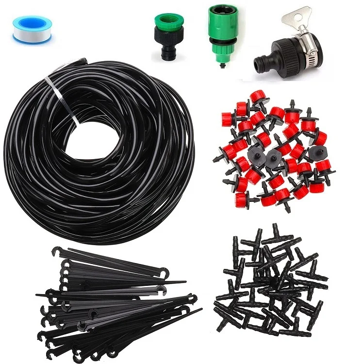  small automatic watering drip irrigation system kits plant with garden
