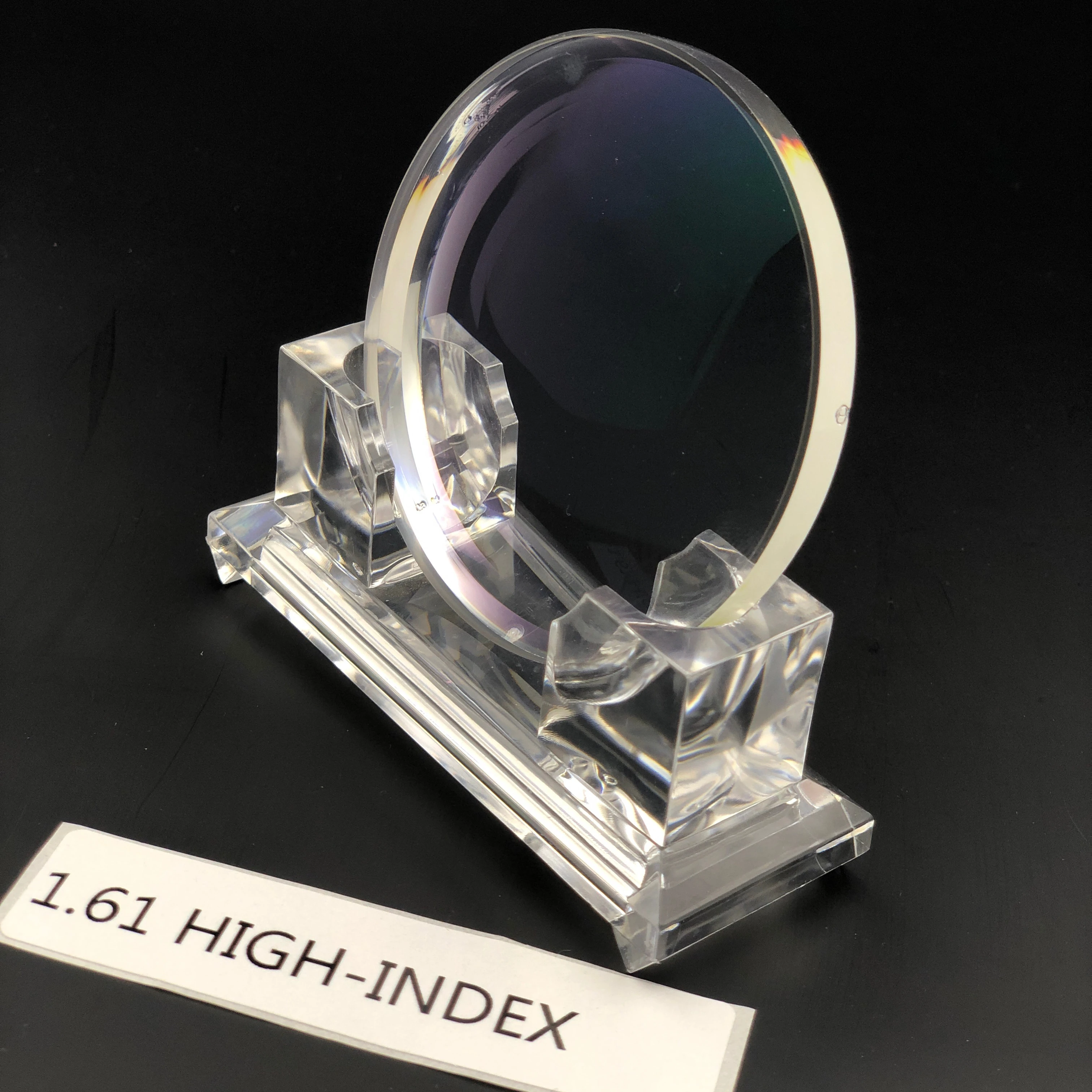 High Quality MR-8 1.61 High Index Single Vision HMC UV400 Custom Optical Lens