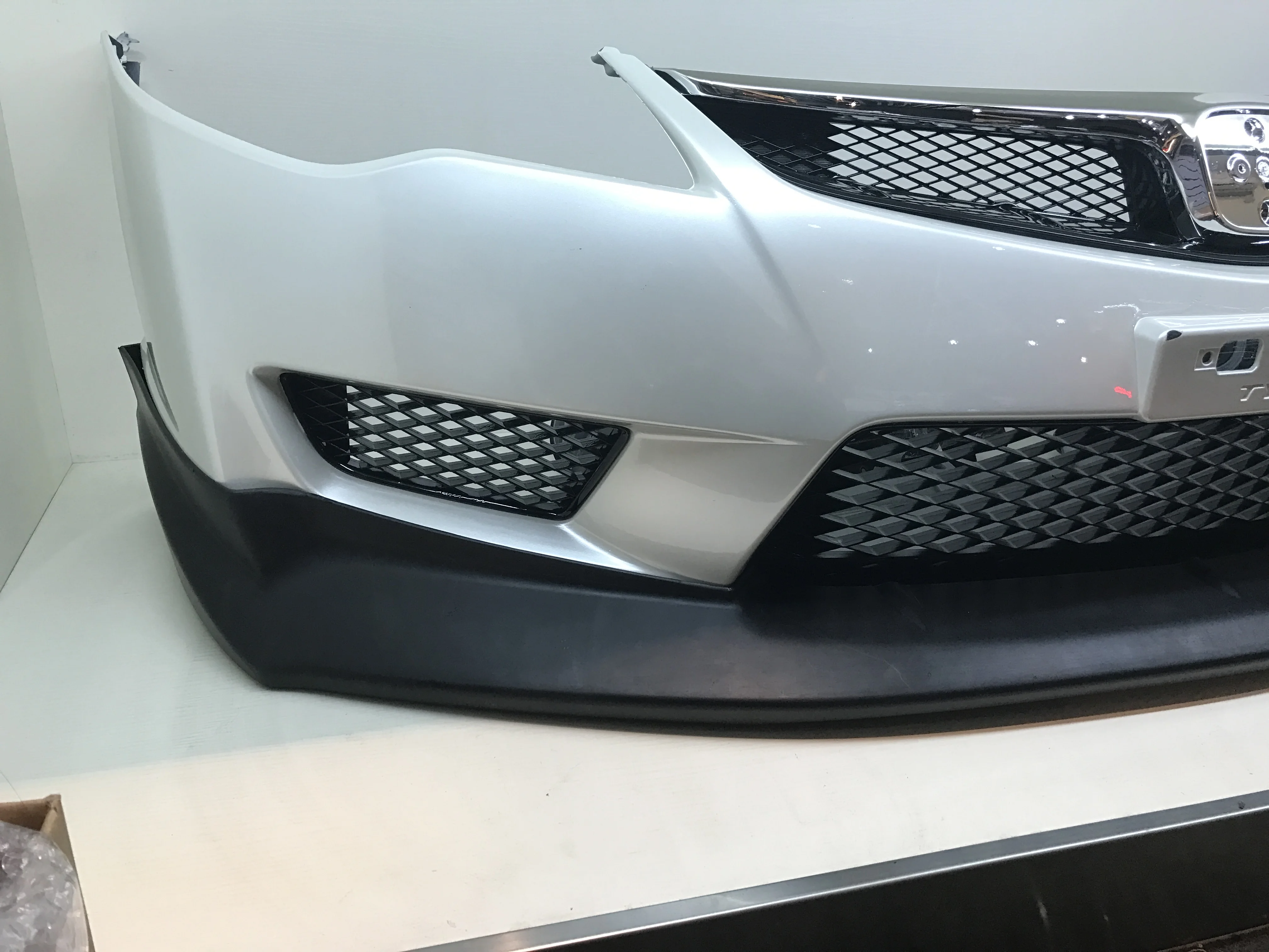 Vland factory  for Car Accessories for civic Bumper +middle grille 2006 2007 2008 2009 2010 2011 wholesale price