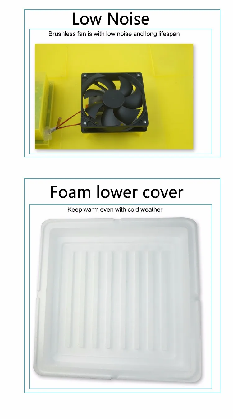 HHD Form and PP Material Full Automatic 88 Mini Incubators For Hatching Eggs