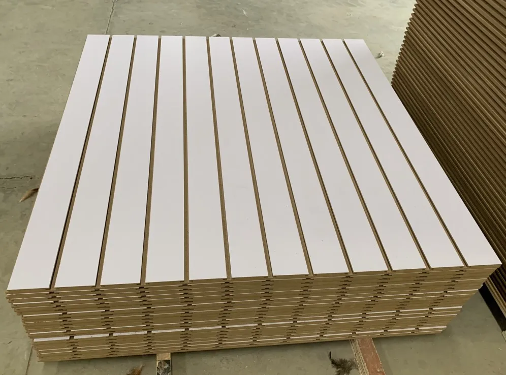 Grooved Slotted MDF Aluminum panels Slat Wall Decorative Slatwall for Store Display