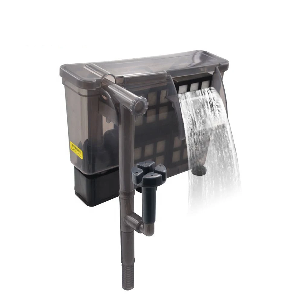 Sustainable silent operation plastic aquarium purification sump mini desktop fish tank filter aquarium