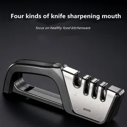 Kitchen Knife Sharpening Stone four-in-one Tungsten Diamond Ceramic Sharpener Tool