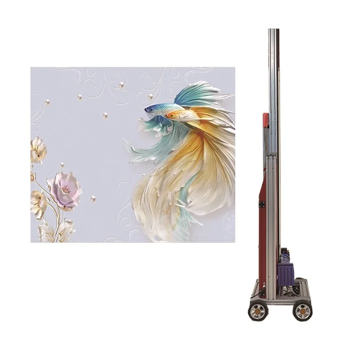 2021 New Promotion Eco Friendly 3D UV Vertical Wall Painting Machine