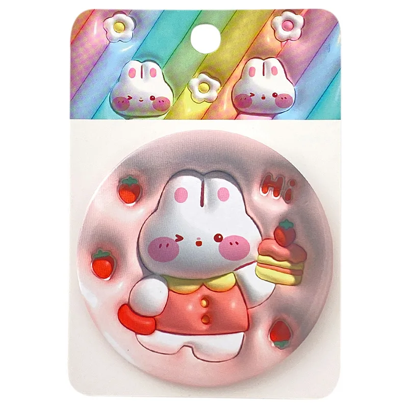 ZONZHU Customize Portable Mirror10 Cartoon Small Round Mirror Pocket Different Design Diameter of 7cm