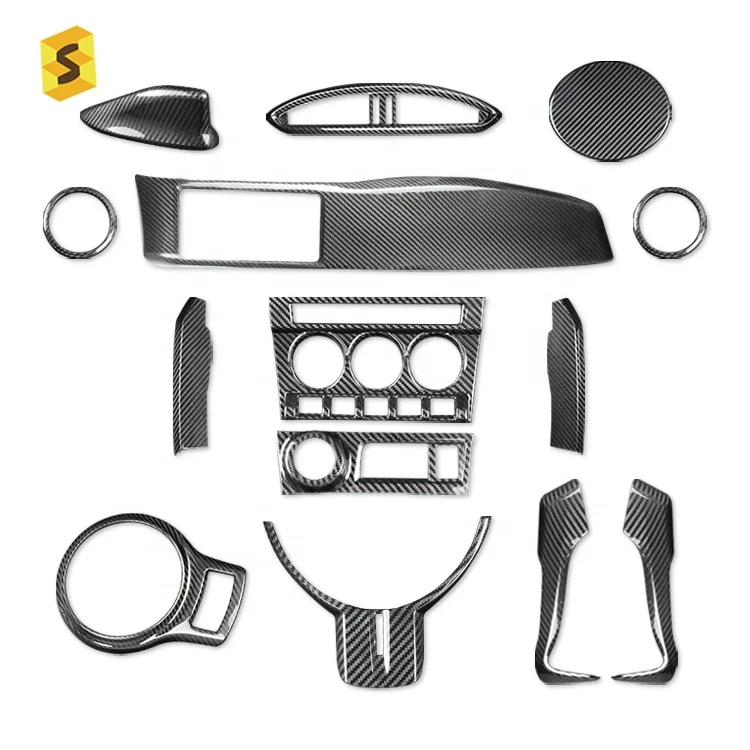 ES 86 Full Sets Real Carbon Fiber Body Kit Car Interior Accessories Carbon Fiber Interior Decoration For Subaru BRZ Toyota 86