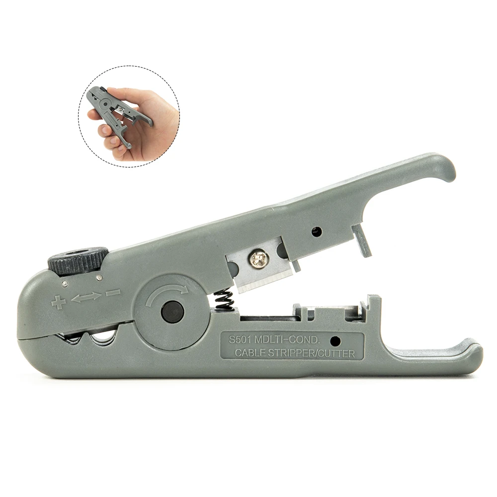 SK5 Blade Cutting Wire Diameter 3.2-9mm Network Telephone Line Coax Cable Stripper