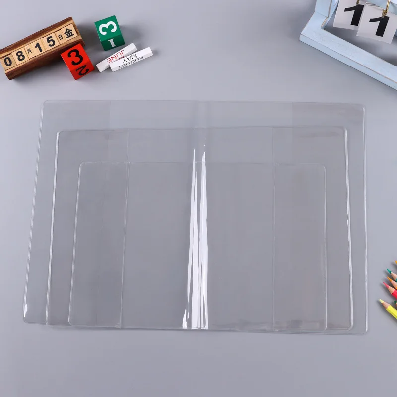 A5 Transparent Clear Matt Plastic Soft Pvc Book Sleeve Cover