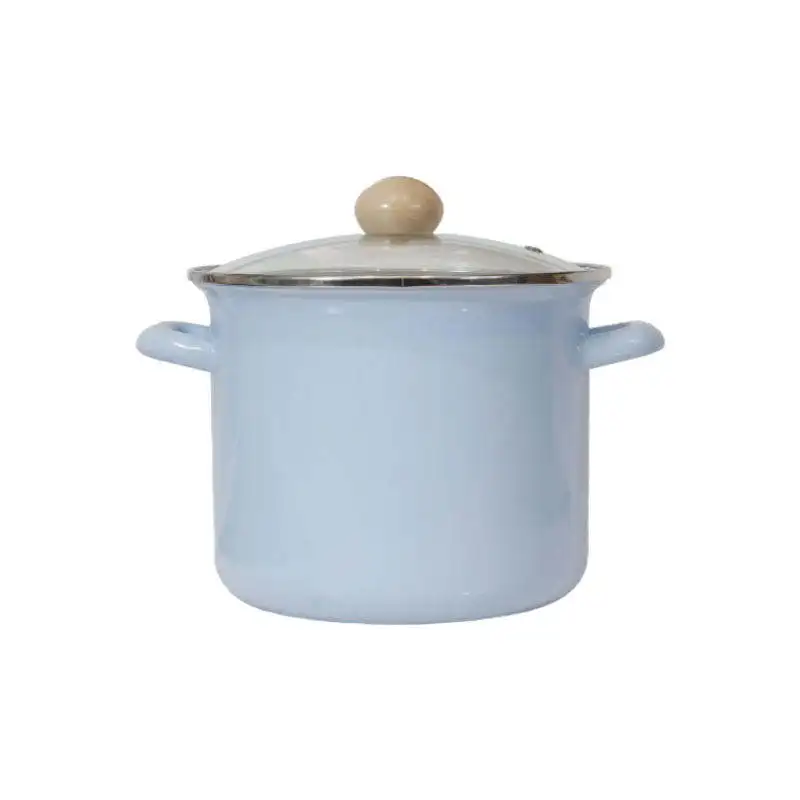 Economical custom design enamel cast iron la sera cookware pot russian enamel pots