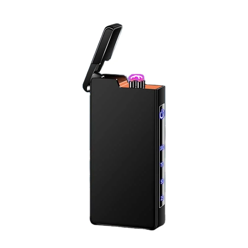 New business touch sensing dual arc lighter Cigarette lighter charging type-c windproof lighter
