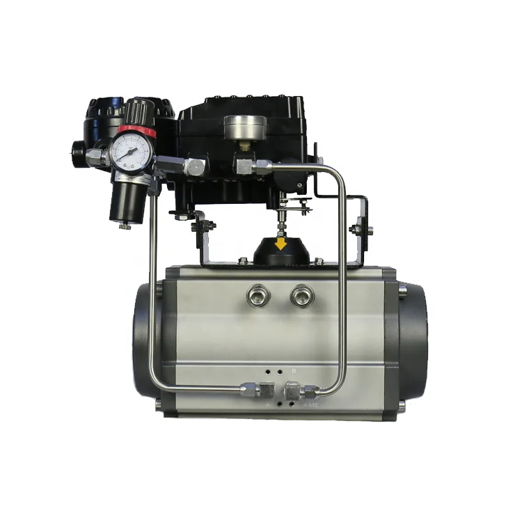 Hard Oxidation high quality AT series rack and pinion pneumatic actuator for quarter-turn valves