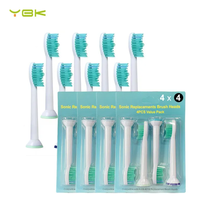 16 pcs  Sonic electric toothbrush heads 16Pack brush replacement  HX6014 oral care health dental gift