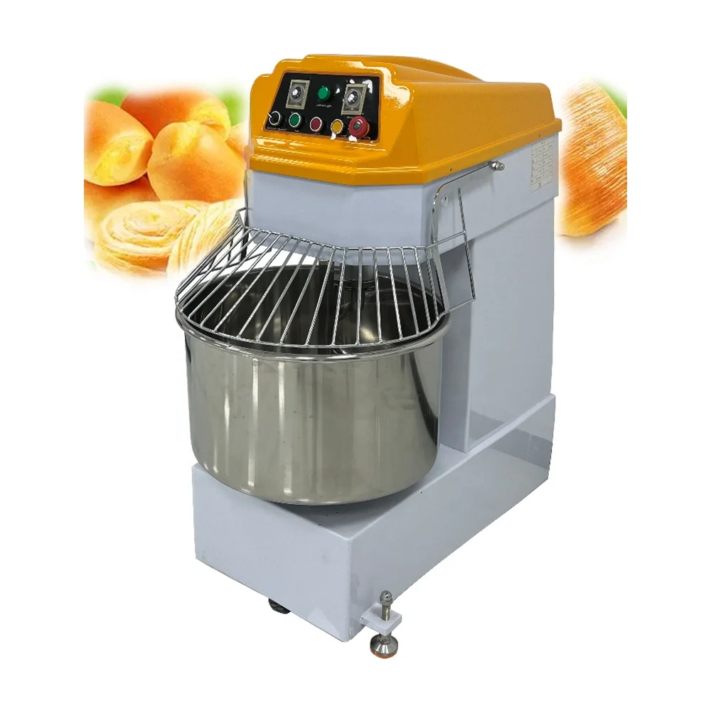 20/35/45/55/68/88L Commercial Baking Bakery Spiral Mixing Machine Bread Pizza Flour Dough Kneader
