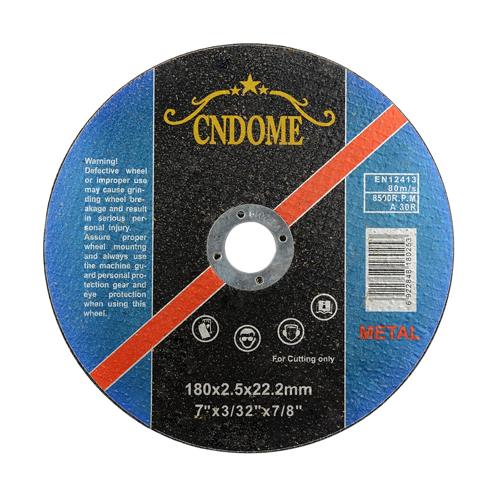 7 inch 180*2.5*22.23 mm  cut-off wheel for  metal;7 inch abrasive cutting disc
