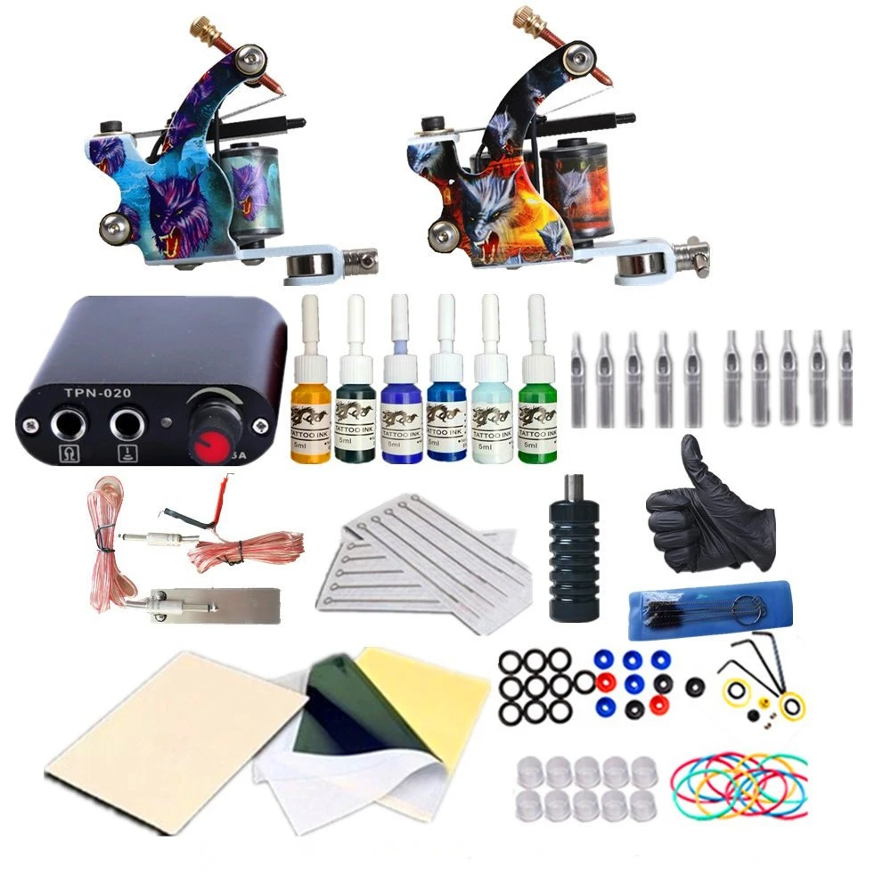 Hot Selling  Permanent Makeup Tattoo Kits Machines Gun for Beginners Kit de tattoo