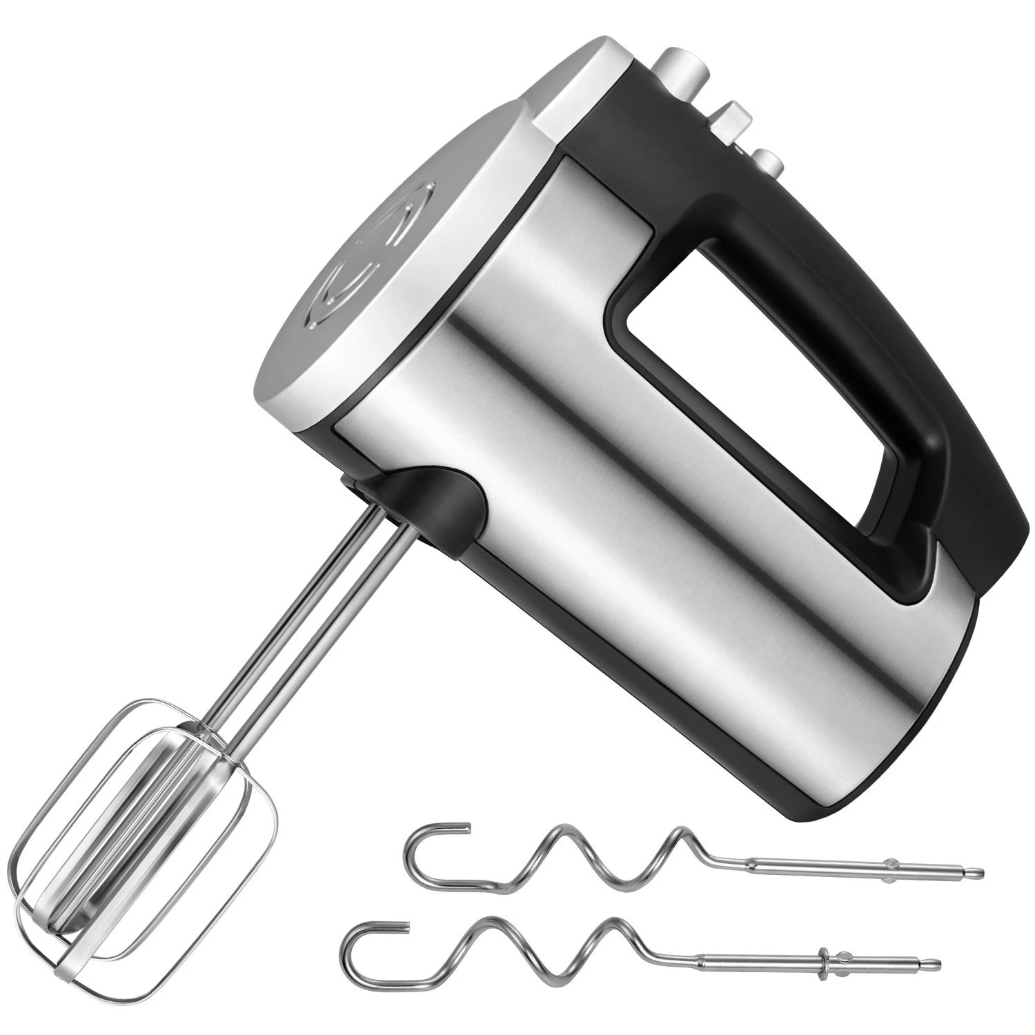 kitchen mechanical hand mixer with functions of mixing food hand held operated mixer with hooks portable hand mixer