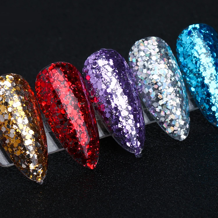 OEM ODM free sample mixcoco gel polish nail gel polish glitter 1KG 5KG 10KG
