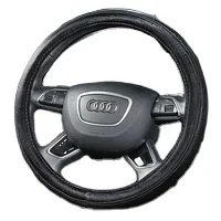 Promotion new material  universe PVC leather velvet grip  steering wheel cover