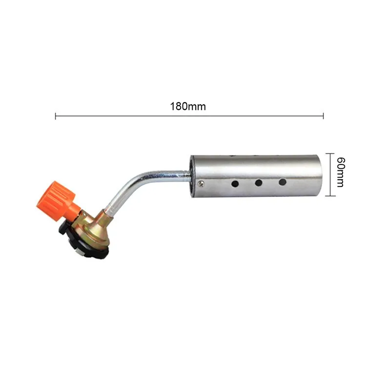 Logo New Metal Gas Torch Butane Welding Cooking Blow Copper Gun Heating Direct Impact