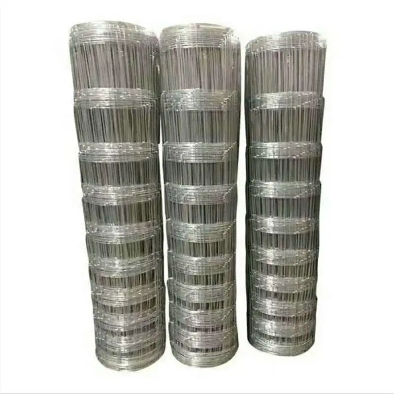 Galvanized Stiff Stay Field Wire Hinge Fencing For Horse Sheep Farm Rural Panel Farm Fence