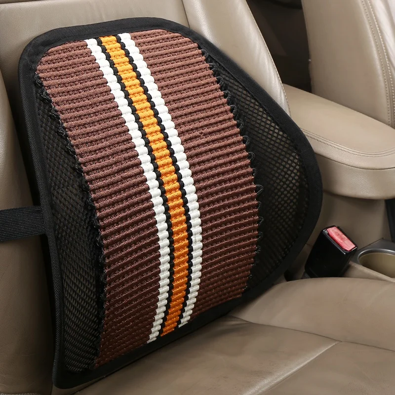Summer ice silk Cool High Quality Mesh Lumbar Back Brace Support Office Home Car Seat Chair Cushion