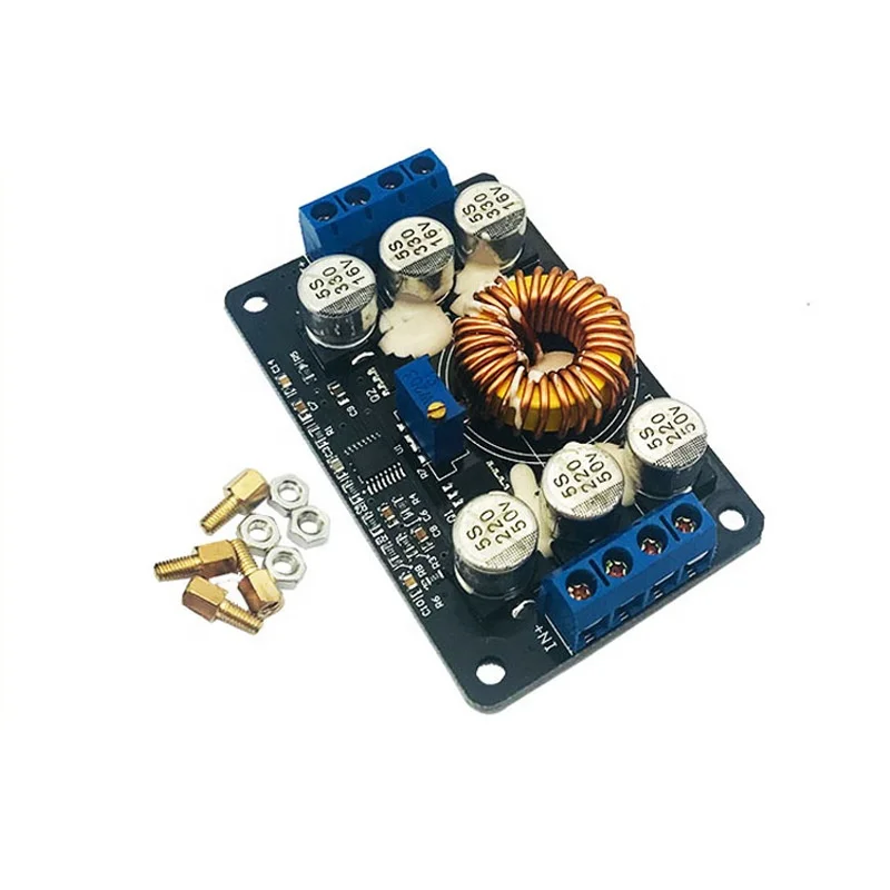 6A Ultra-high efficiency wide voltage 16-40V to 1-12V DC-DC synchronous rectifier step-down module