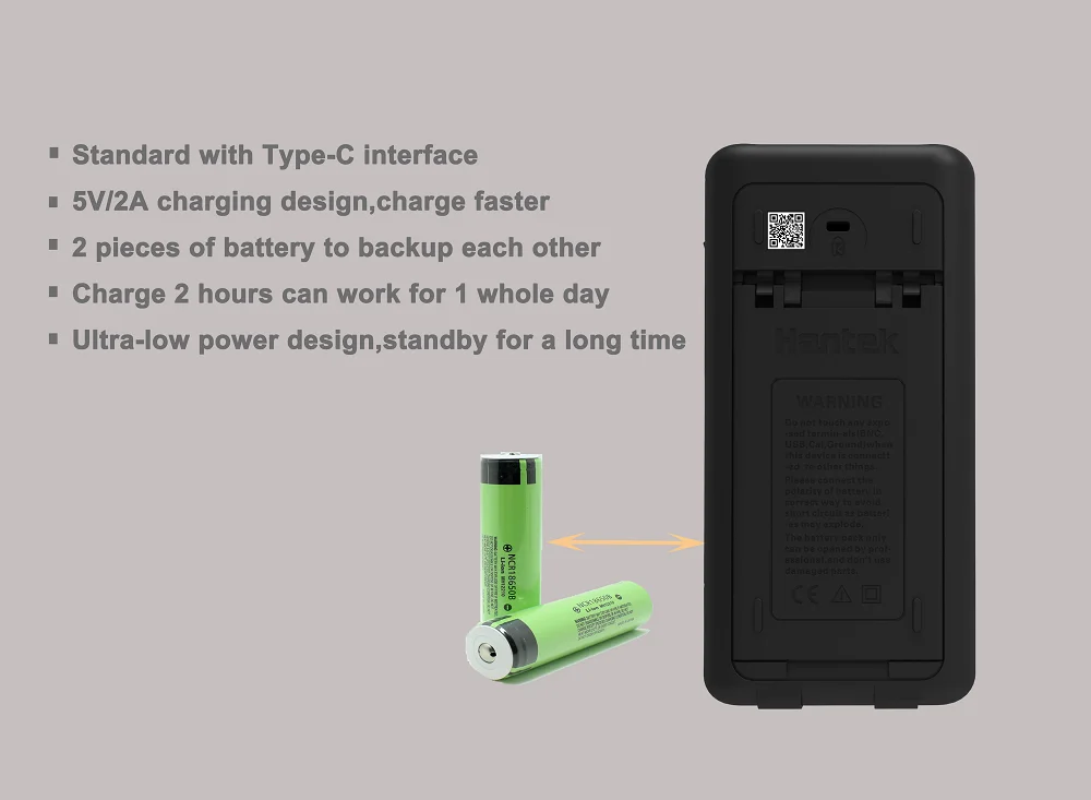 Hantek Digital Handheld Lcr Meter 1833c Portable Digital Bridge Lcr Inductance Capacitance Resistance Tester 100khz