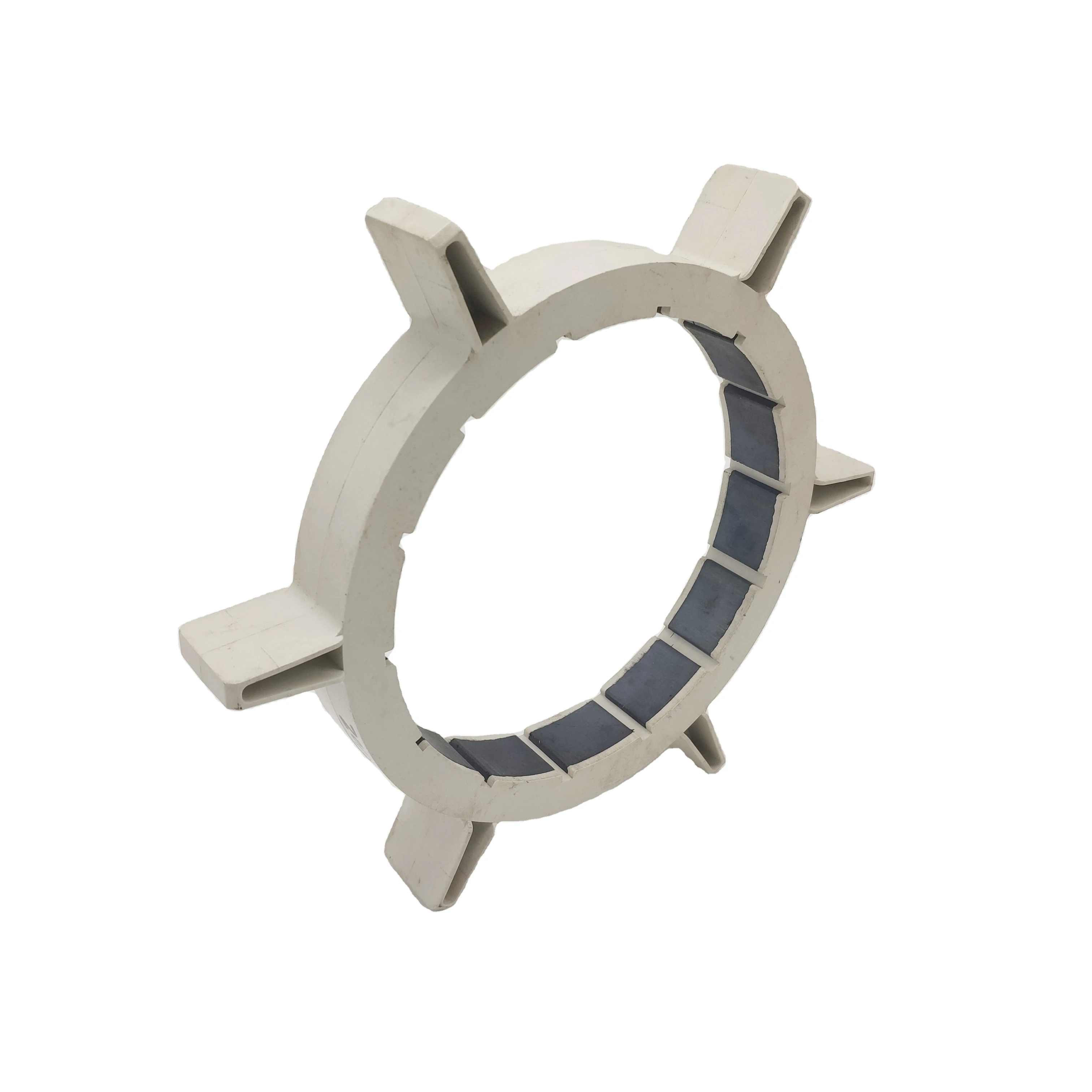 Wholesale   Arc ferrite multipole magnet soft core magnet with cheap price high quality for bldc motor rotor fan magnet ring