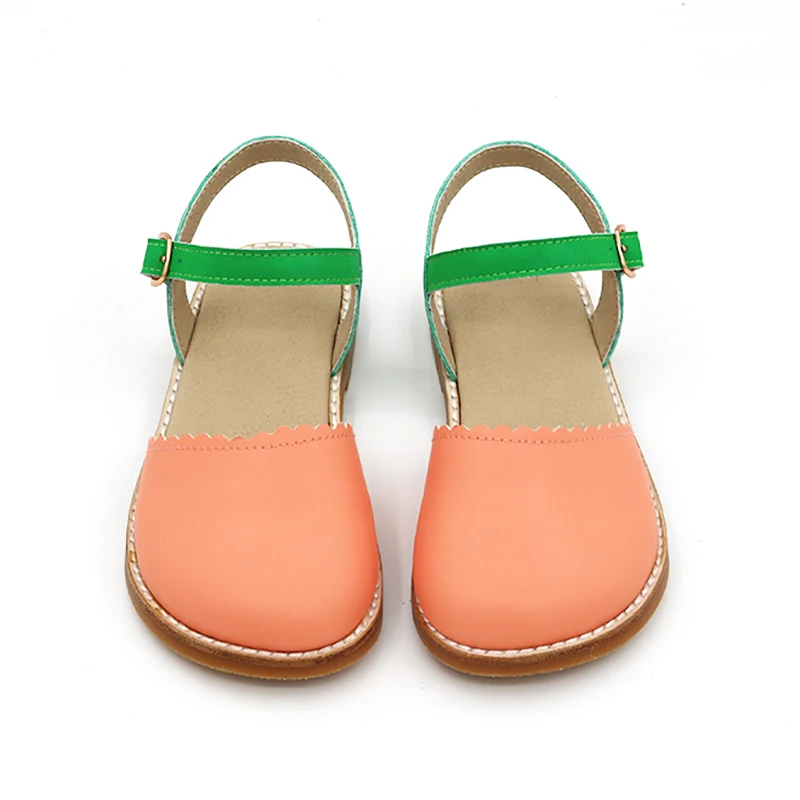 Coral Children flat Sandals Toddler Baby Girls Sandal Summer New Girls Beach Sandals