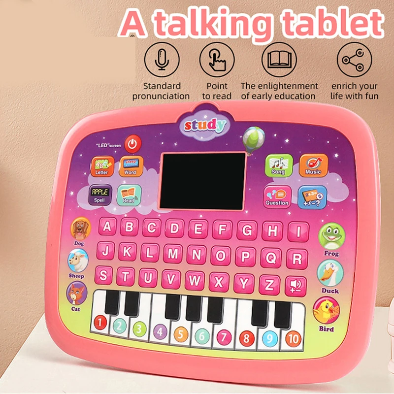 Baby education intelligent led screen toys smart machine kids learning tablet