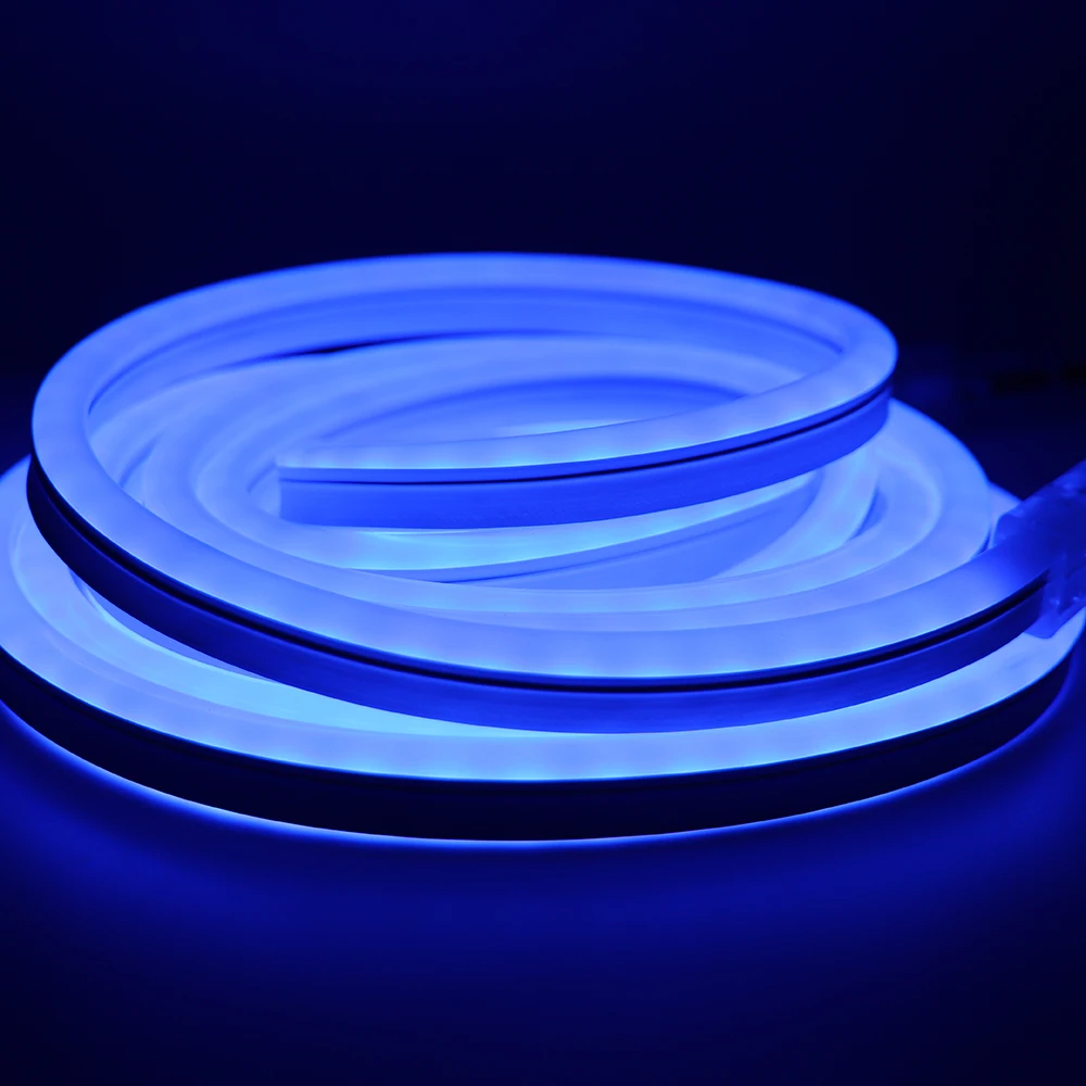 Светодиодные радужные неоновые огни RGB водонепроницаемые домашние рождественские праздничные украшения IP65 светодиодные полосы света