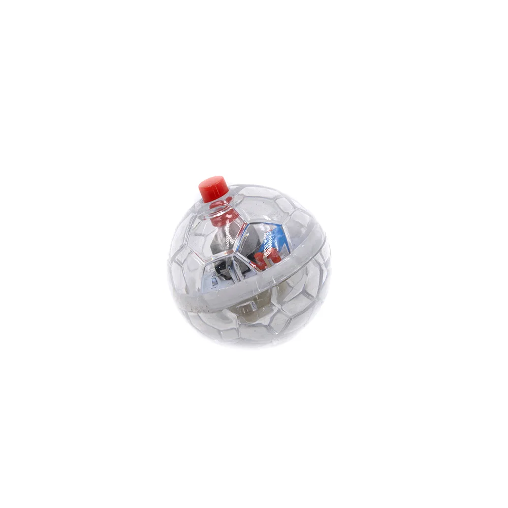 
2020 New Design Transparent Plastic Interaction Flashing Electronic Cat Ball with Button 