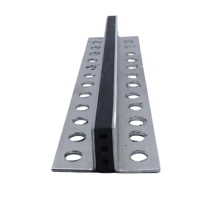 Silicone heavy duty stainless steel outdoor expansion joint for concrete