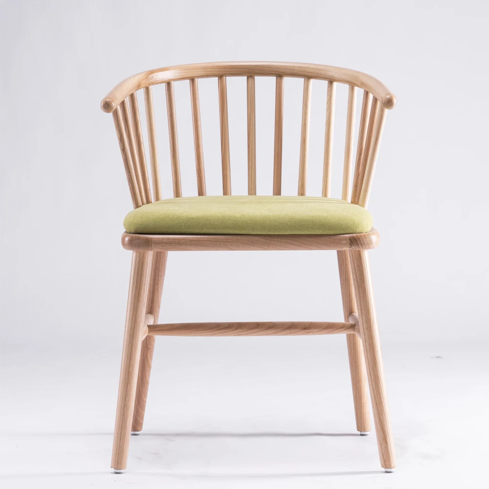 
Nordic dining chair vintage leather chair office conference chair 