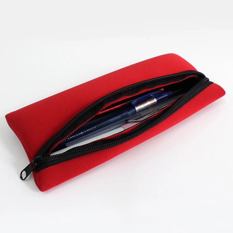 
Small Size Neoprene Pencil Bags Customized Pattern Pouch 