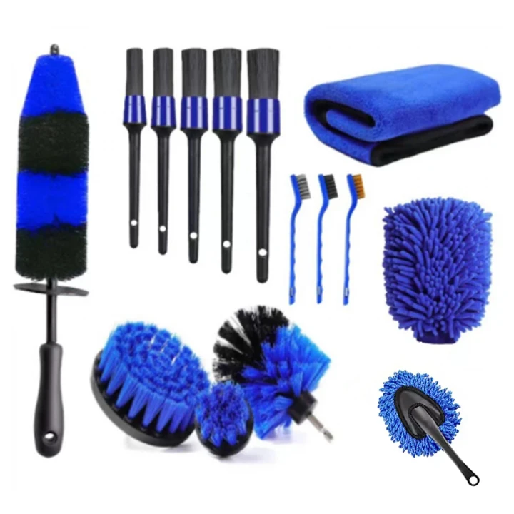 universal car wash cleaning kit multi-purpose car clean kit for interior and exterior cleaning