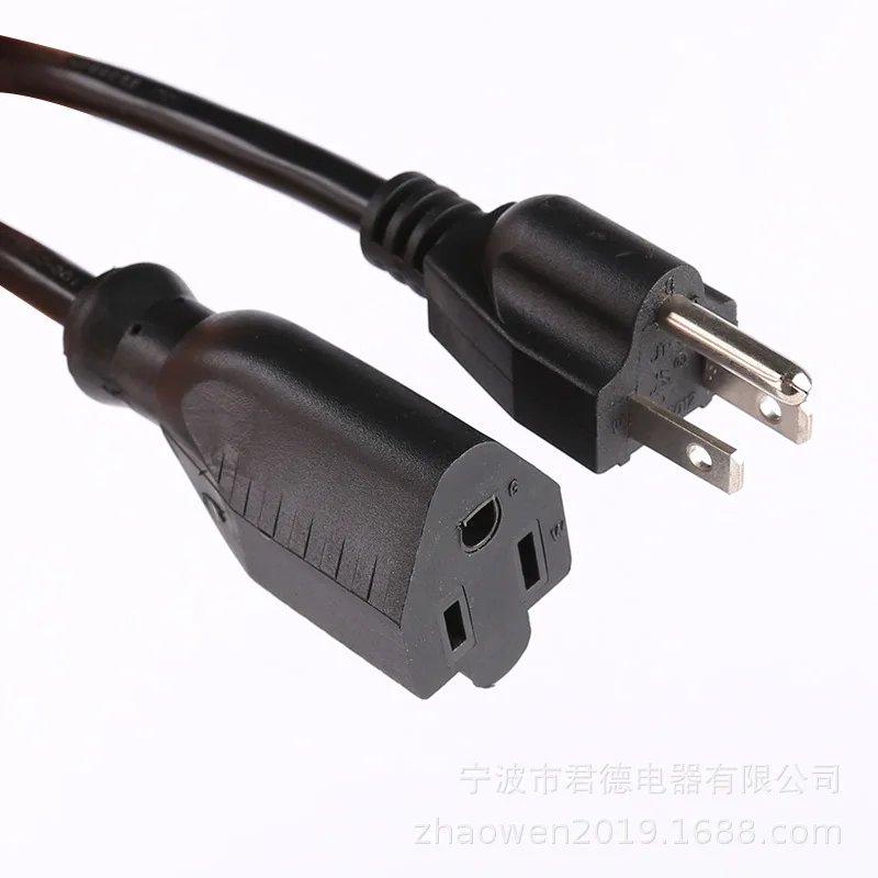 NEMA 5-15P to IEC C13 15A 14AWG  Heavy Duty Computer Power Cord