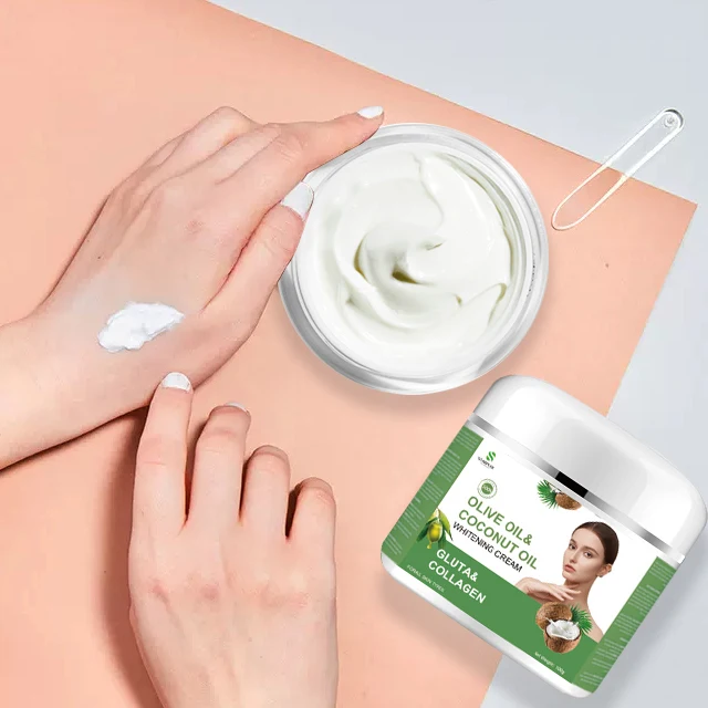 Manufacturer Wholesale Whitening Brightening Extra Virgin Coconut Oil Whitening Cream Face Care Cream