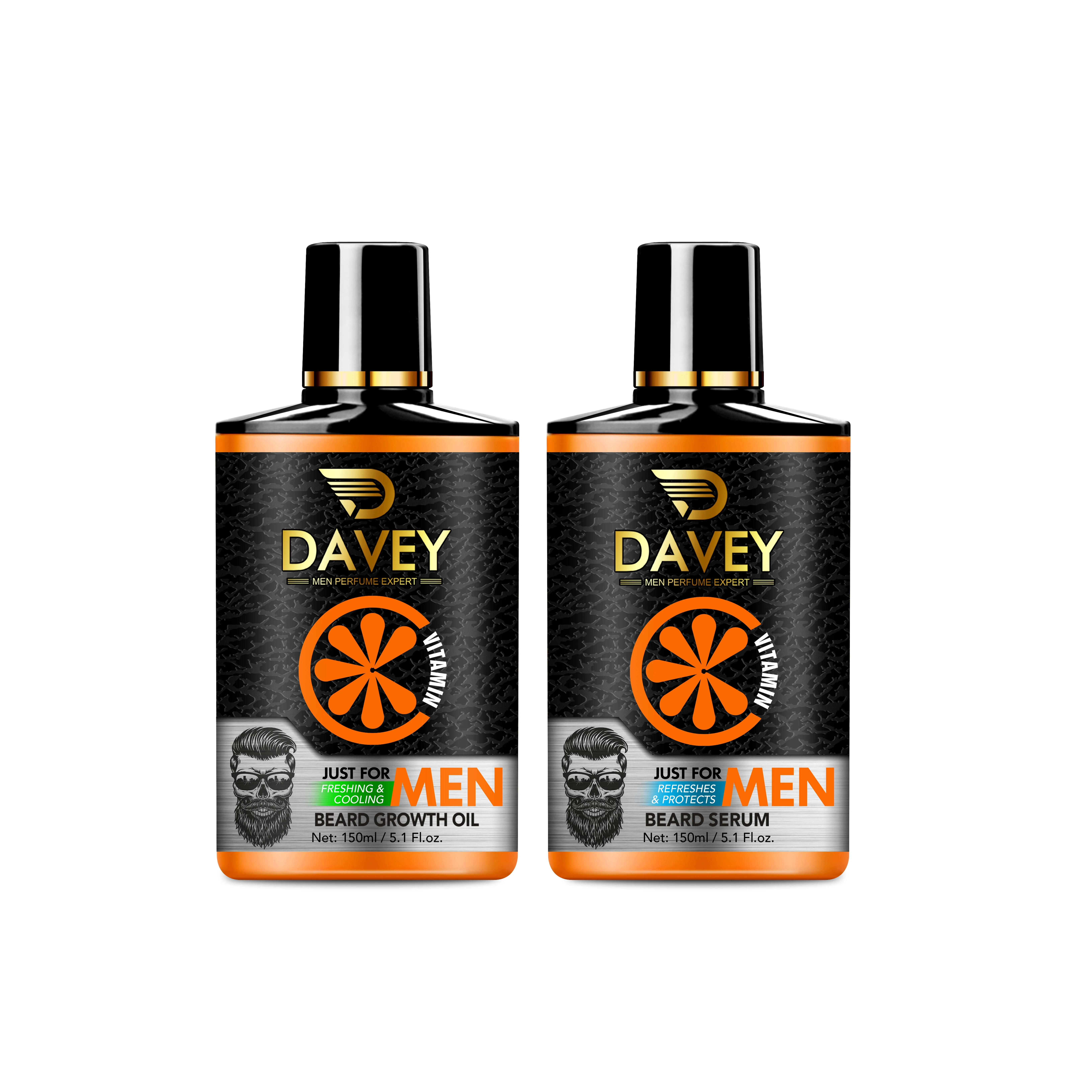 Набор для роста бороды DR.DAVEY just for men 100% чистое и натуральное масло + Сыворотка