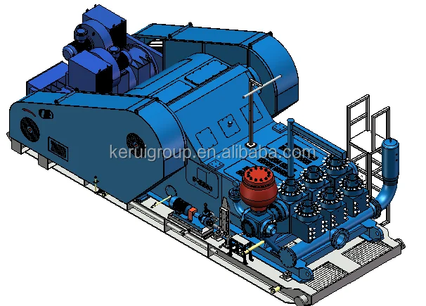 API F1000 High Quality Single Acting Mud Pump For Oilfield Drilling Workover Rig
