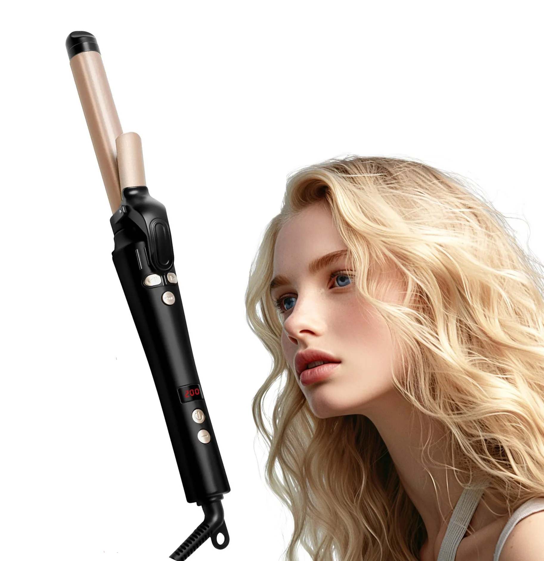 Home use smart hair curler Automatically styling Anion hair curler stick ptc heating quickly stick round mist ionic hair curler