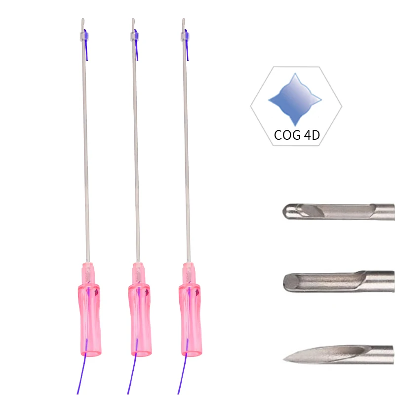 4d cog 18g 150mm thread r cannula lifting thread silhouette i absorbable pdo needle strong thread