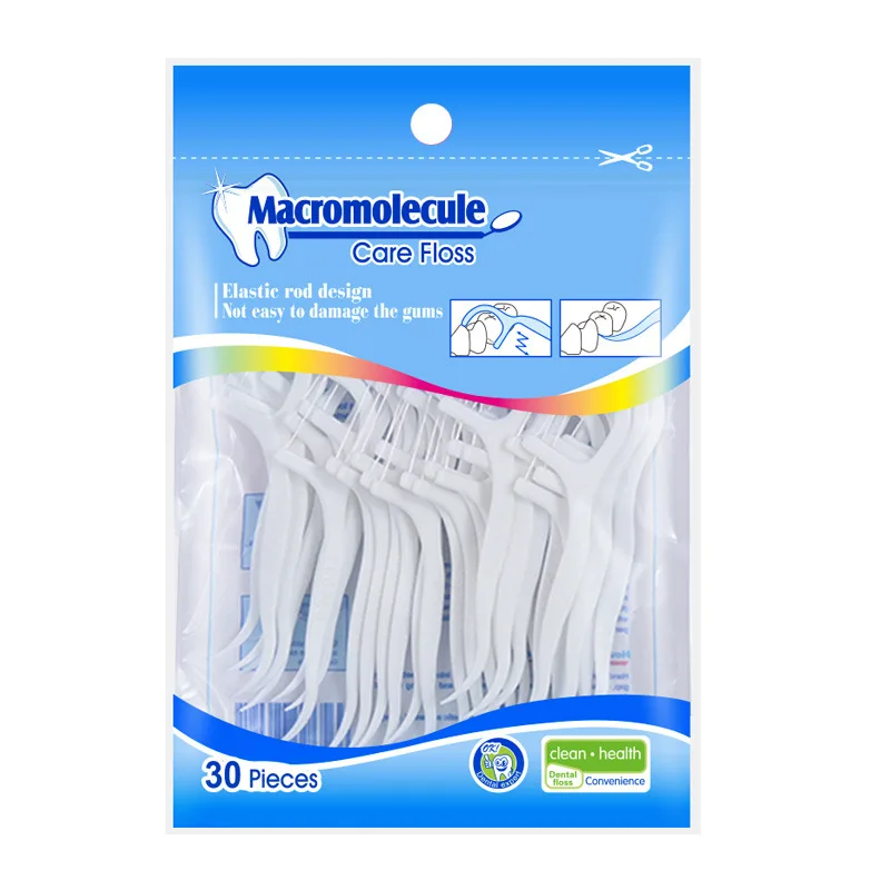 Bulk Eco Friendly Bamboo Charcoal Reusable Vegan Plastic Toothpick Dental Floss Picks Flosser