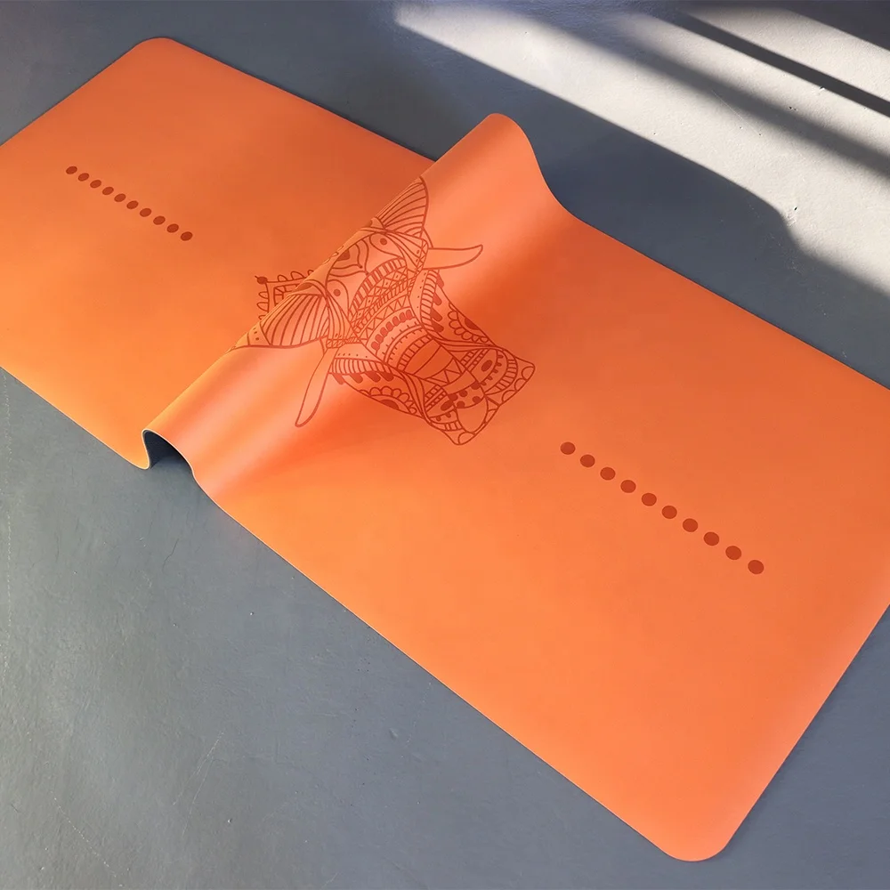 Light Weight Durable Yoga Pilates Anti Wrinkled Luxury High End 4MM/5MM Wear Resisting Matte Natural Rubber PU Yoga Mat
